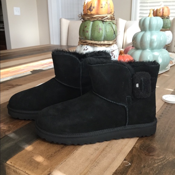 UGG Shoes - UGG Mini BAILEY FLUFF Buckle   NWT